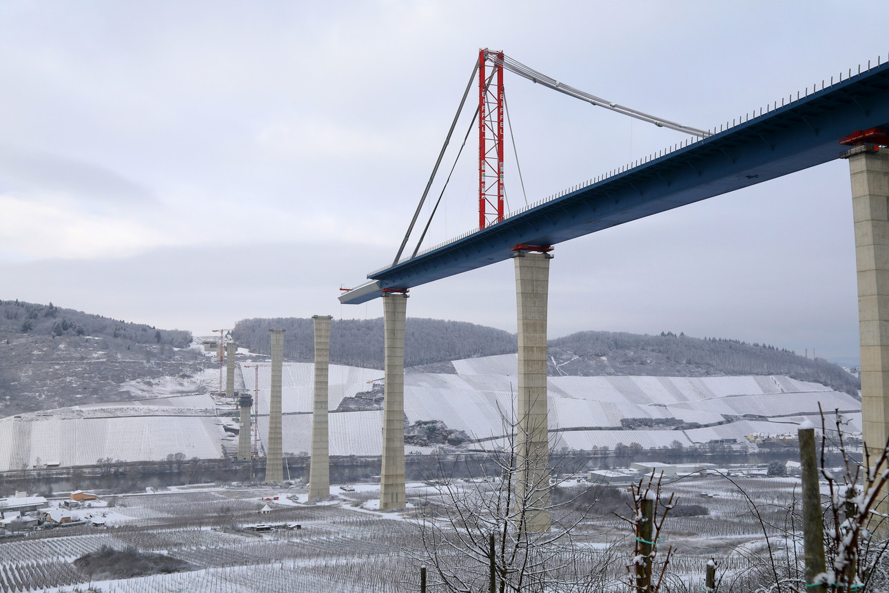 Verschubphase 7 im Schnee